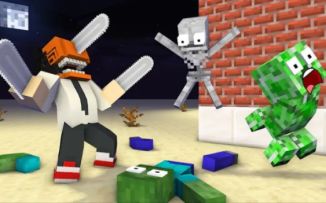 MC怪物学院动画丨电锯人挑战丨我的世界动画