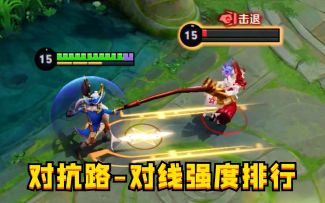 对抗路对线强度排行：前期弱发育慢，就是原罪！