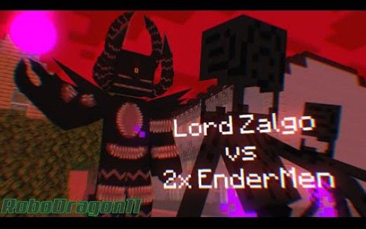 Lord Zalgo领主扎鲁 vs 2x Endermen2个末影人截图