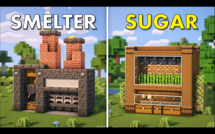 【Minecraft】3种自动农场,新手必备!截图