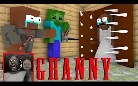 怪物学院1457集丨Granny 第二章Challenge丨我的世界动画截图