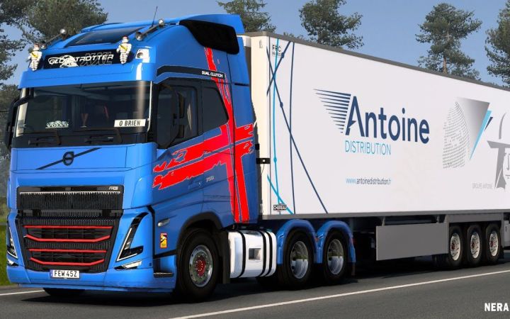 【YouTube】欧卡2mod_KP TruckDesign的沃尔沃FH5 2020重置|ETS2 Mods v1.44 | Volvo FH5 2020 by截图