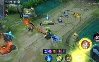 战神吕布对线元哥，王者如人机乱鲨