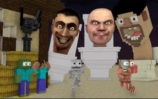 MC怪物学院动画丨马桶人厕所恐怖挑战2丨我的世界动画