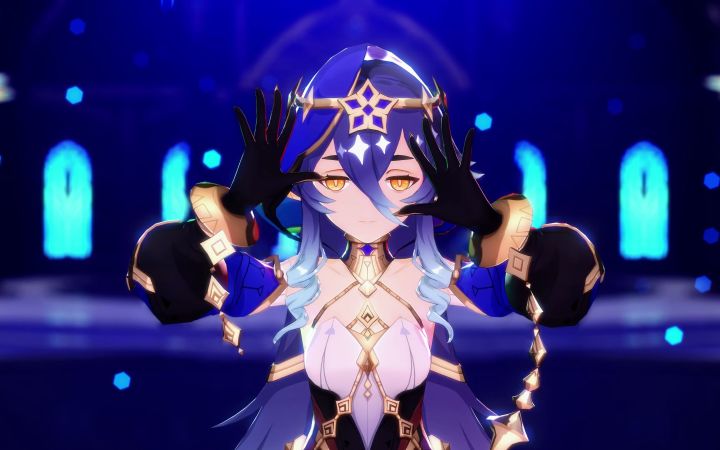 【原神MMD】QUEEN【莱依拉】【搬运】截图
