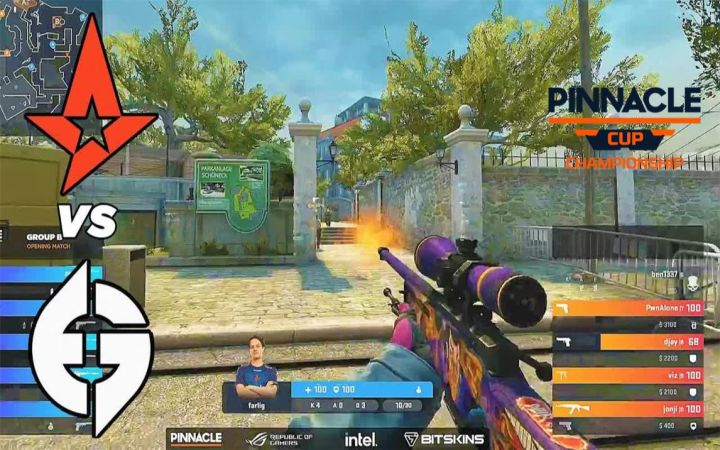 【2022巅峰杯冠军赛】Astralis vs EG.PA - B组首轮 BO1高光集锦 l CSGO截图