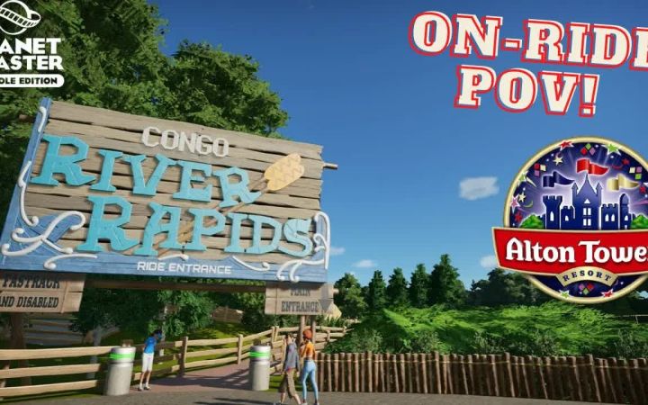 【搬运】过山车之星 Congo River Rapids POV by Tommy CM截图
