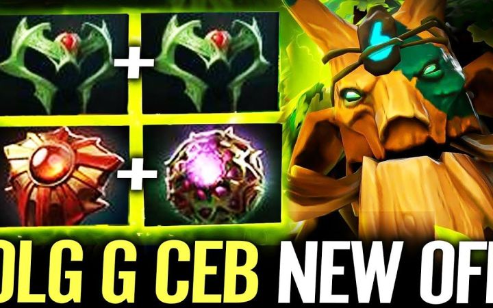 CEB劣势路树精卫士,炎阳纹章玲珑心羊刀60分钟精彩局【DOTA2】截图