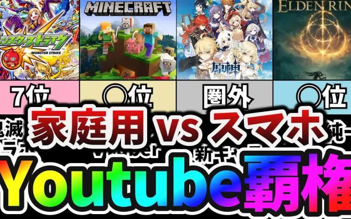 【熟肉】游研|原〇榜上无名?日文油管上最热门的十款游戏【3月编】【油库里解说】截图