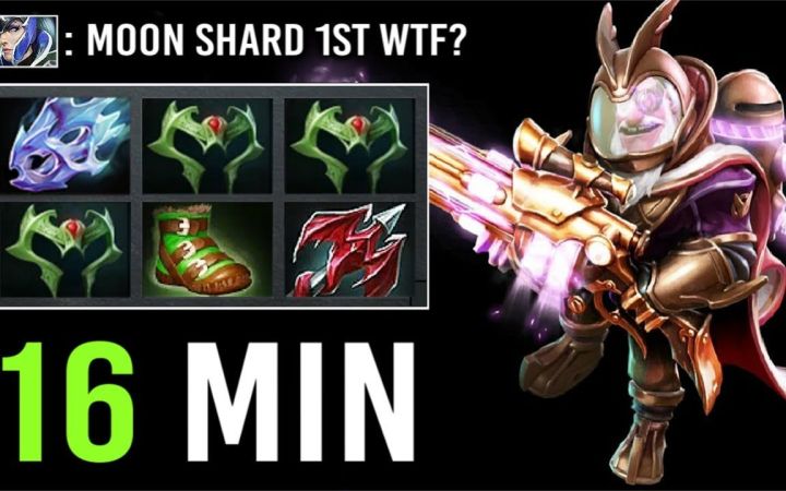 第一件银月直接变加特林，28杀火枪手【DOTA2】截图