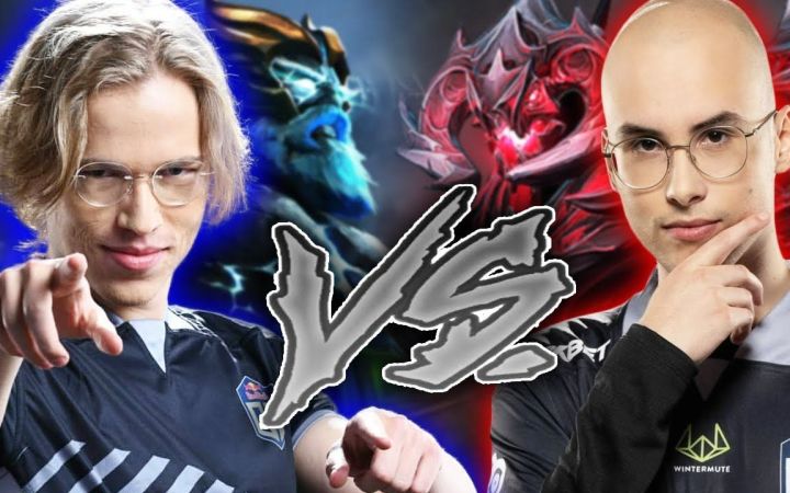 天梯高手对决!TOPSON宙斯+Yatoro虚空 vs YURAGI影魔【DOTA2】截图
