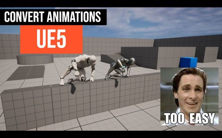 如何把UE4的动画转换为UE5的动画 | 反之亦然截图