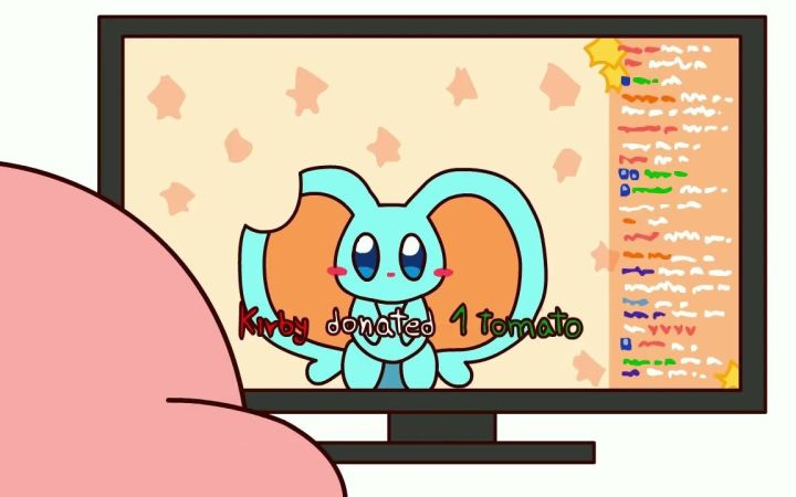 【星之卡比·动画】当卡比是一个SIMP...? 【搬运】 作者： Dante Animation截图