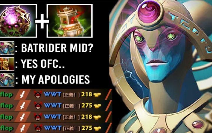 如何打败中单蝙蝠？看看TOPSON的暴走神谕者【DOTA2】截图