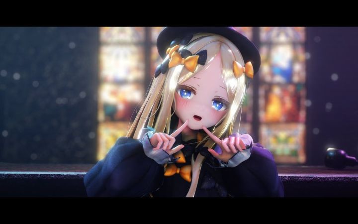 【MMD】星夜之雪【阿比盖尔】【搬运】截图