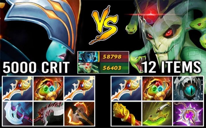 [DOTA2]美杜莎：我是一姐！幻影刺客：不服！来battle一下！截图