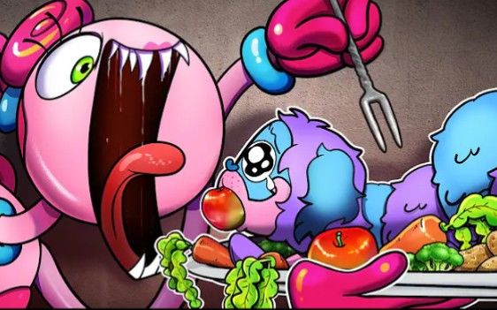 【搬运YouTube】长腿妈咪和PJ悲伤的故事动画丨Poppy playtime 动画截图