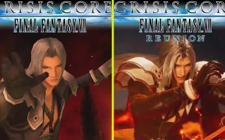 【FF7】核心危机Reunion画面对比 TGS2022 Demo vs. PSP原版