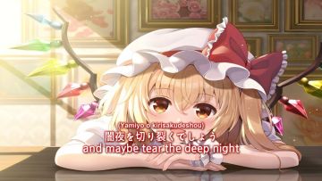 【東方Vocal】Scarlet Fairytale【ちょこふぁん】 English Subtitle