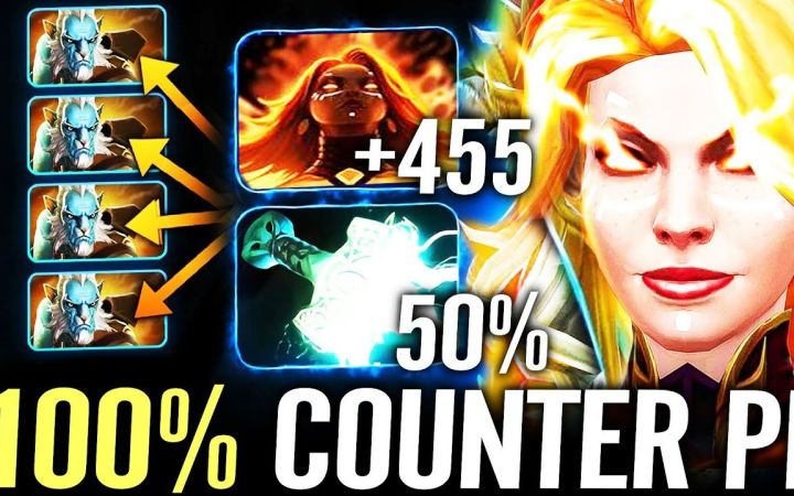 中单火女,影刀跳刀大电锤=平A火炮【DOTA2莉娜】截图