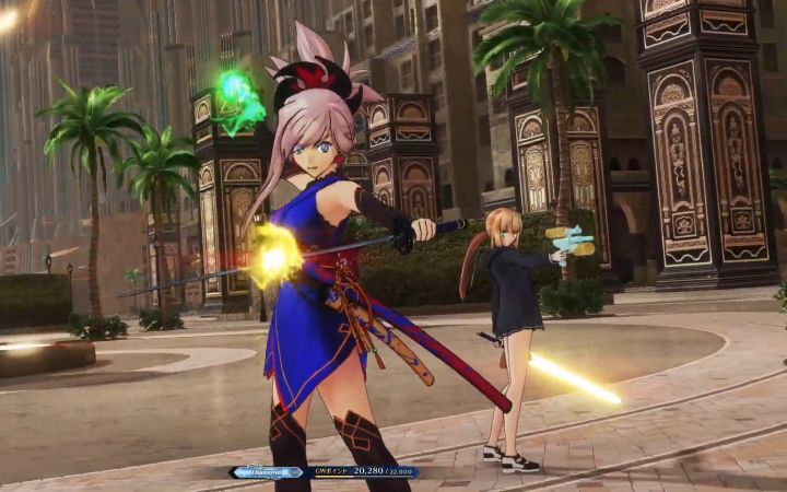 《Fate/Grand Order Arcade》12.15全国对战 宫本武藏开局截图
