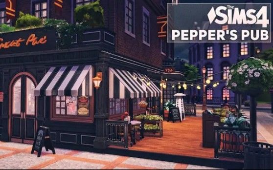 【模拟人生4速建|搬运|附链接|20×20|nocc】Pepper's Pub | Restaurant - Bar - Apartments截图