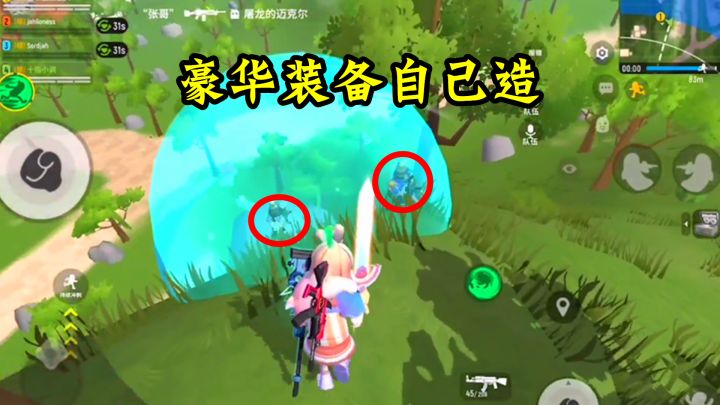 十指小调:豪华装备自己造,圣剑加武圣身份卡,还有一把AWM截图