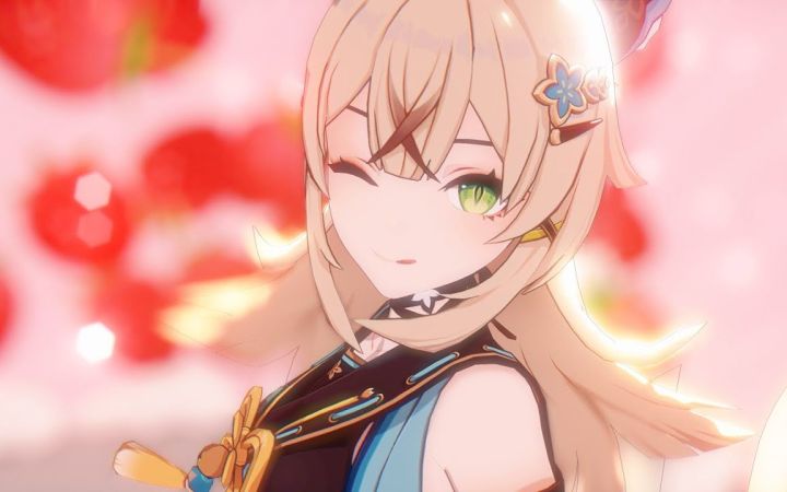 【原神MMD】Dreamin Chuchu【绮良良】【搬运】截图