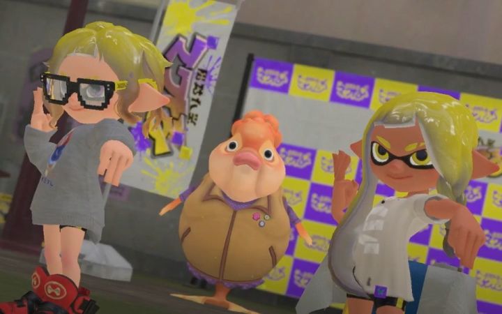 amiibo × 《斯普拉遁 3》介绍宣传片截图