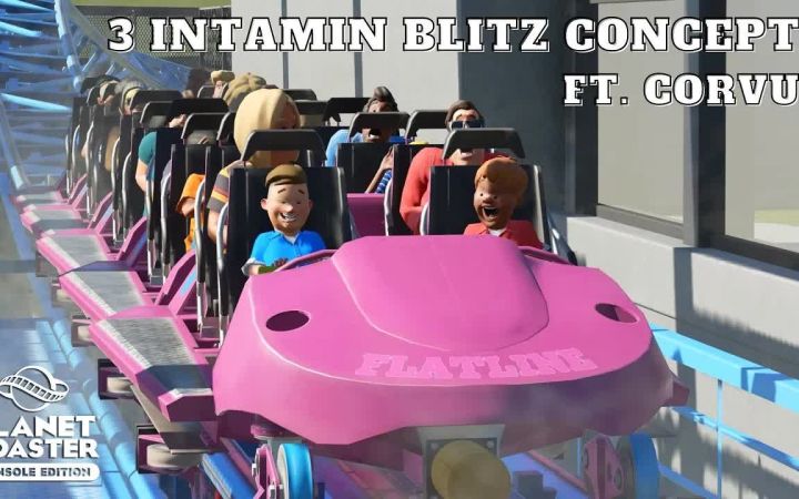 【搬运】过山车之星分享 3 Unique Intamin Blitz Concept by M&J Games截图