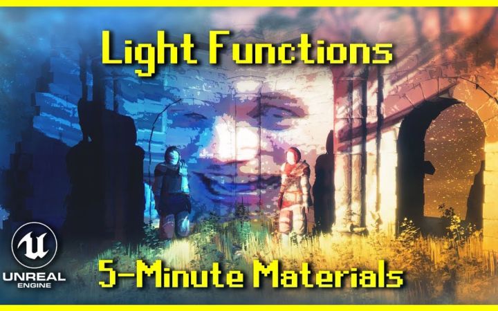 虚幻引擎5中的光函数(Light Functions)| 5 分钟素材截图