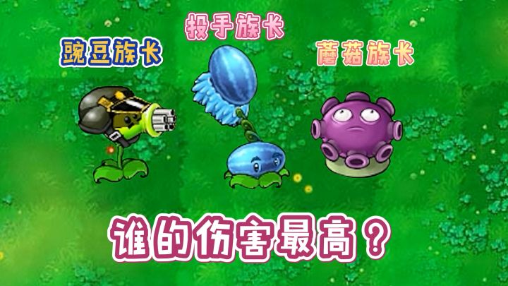 植物大战僵尸:30秒输出时间,谁的伤害最高?截图