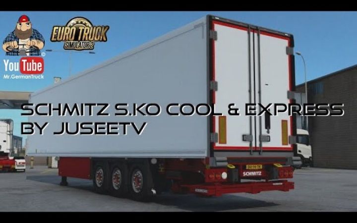 【YouTube】欧卡2mod_施密茨S.KO拖车模组v1.8a|[ETS2 v1.44] Schmitz S.KO by JUseeTV & obelihni截图