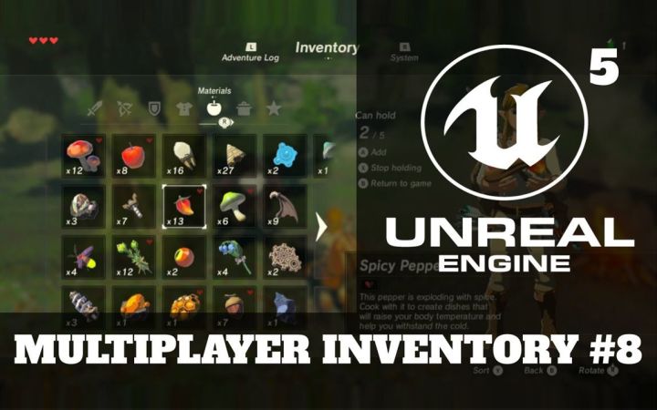 UE5多人游戏库存组件第8集-物品堆放截图