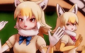 【兽娘MMD】金背胡狼&金豺- CALL ME CALL ME