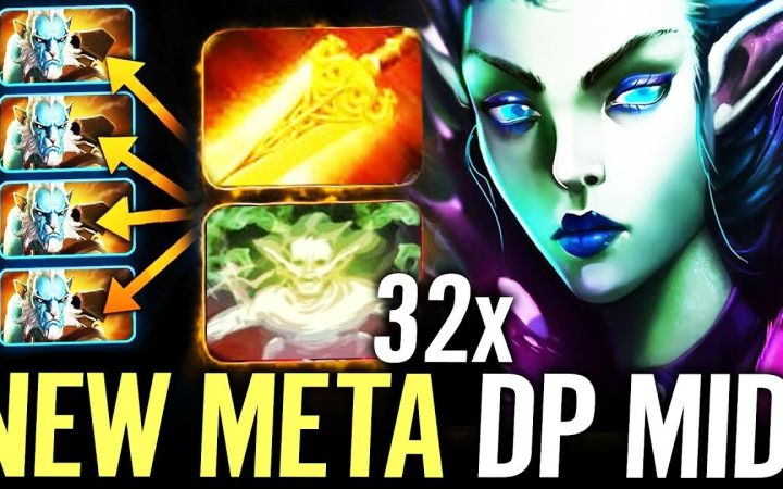 天梯局中单死亡先知,辉耀+希瓦VS幻影长矛手!【DOTA2】截图