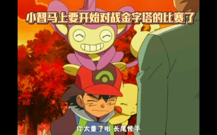 精灵宝可梦 小智马上要开始对战金字塔的比赛了截图