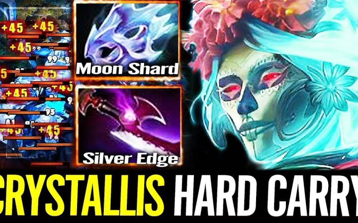 大影刀+银月！Crystallis 30分钟18杀琼英碧灵【DOTA2】截图