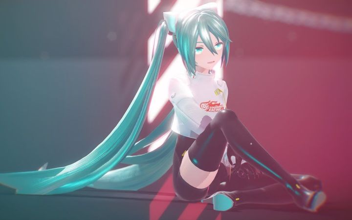 【MMD】 天使の翼【YYB Racing Miku 2022】【搬运】截图