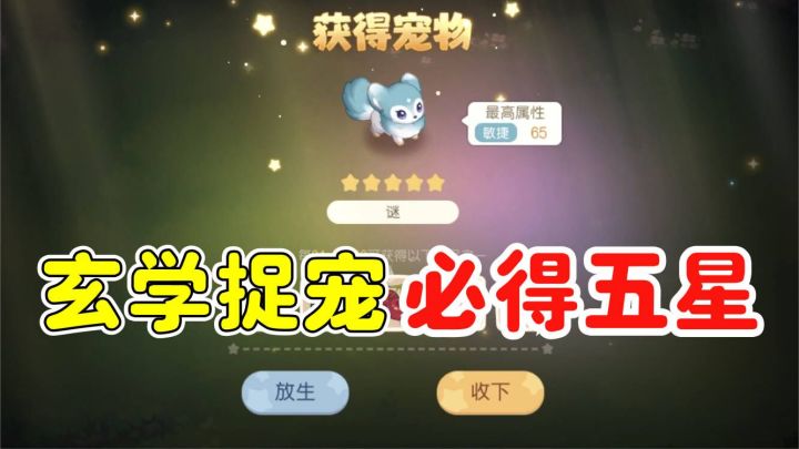 #无限视频创作月#玄学捉宠 必得五星宠物《奥比岛梦想国度》截图