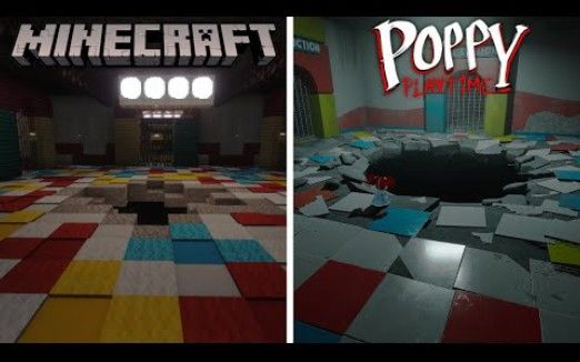 【搬运YouTube】Poppy playtime 2:地图在我的世界里面对比波比的游戏时间第二章-full Map截图