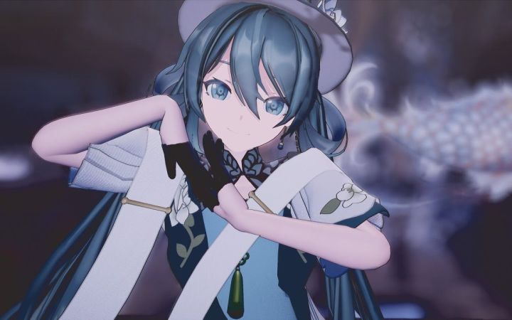 【MMD】倾杯【Miku】【搬运】截图