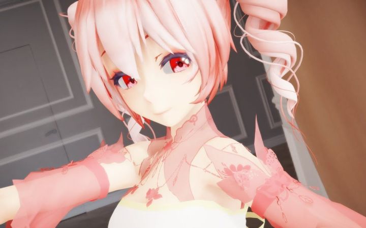 【MMD】还是你的笑容最可爱【重音】【搬运】截图