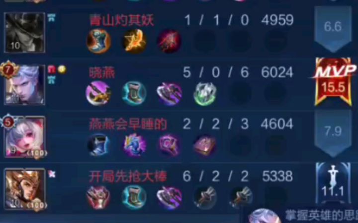 6连跪 16评分肉凯vs国服守约 曝光截图