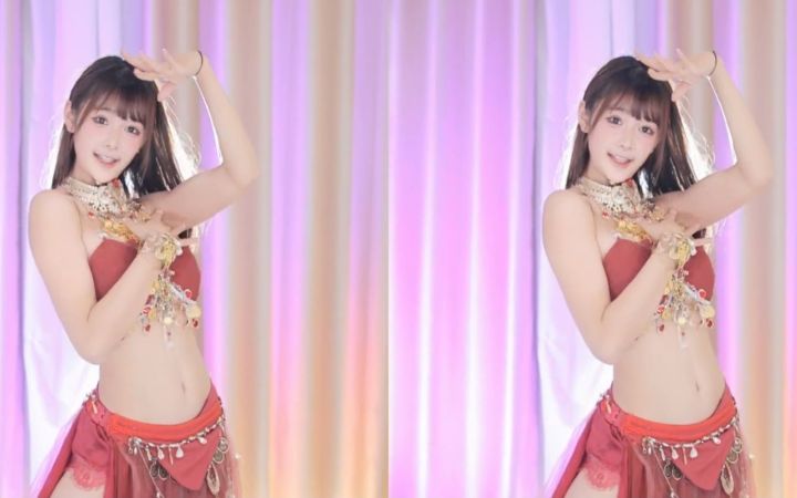 【鱼子酱】《大喜》异域舞娘套装 直播跳舞录屏截图