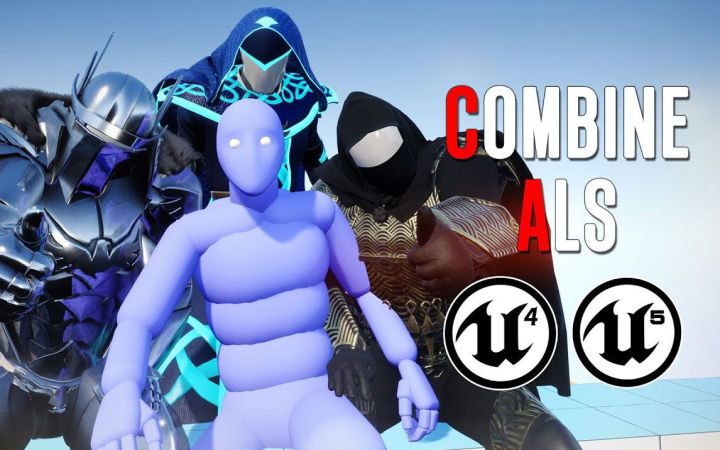 如何在UE4或者UE5中将灵活作战系统与ALS相结合截图