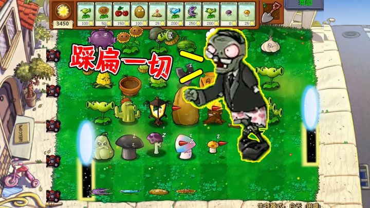 植物大战僵尸：β版二爷挑战全部植物！截图