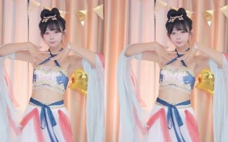 【鱼子酱】《回レ!雪月花》敦煌飞天汉服套装 直播跳舞录屏