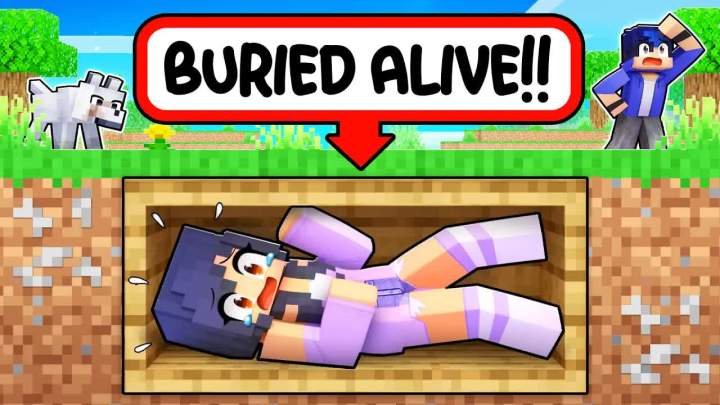 【Aphmau】在《我的世界》中,Aphmau被活埋了!截图