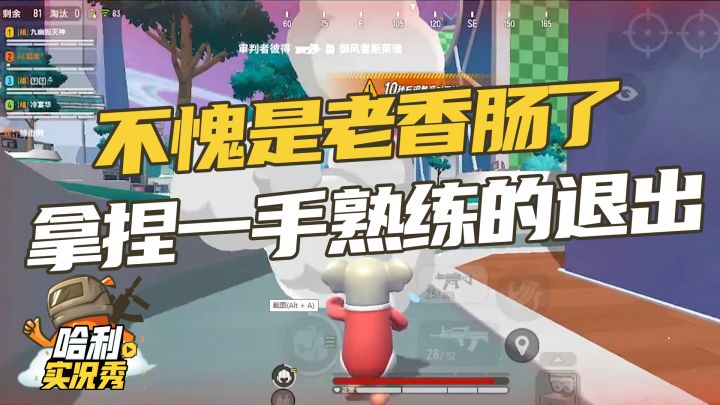 【哈利实况秀】不愧是老香肠了,拿捏一手熟练的退出截图